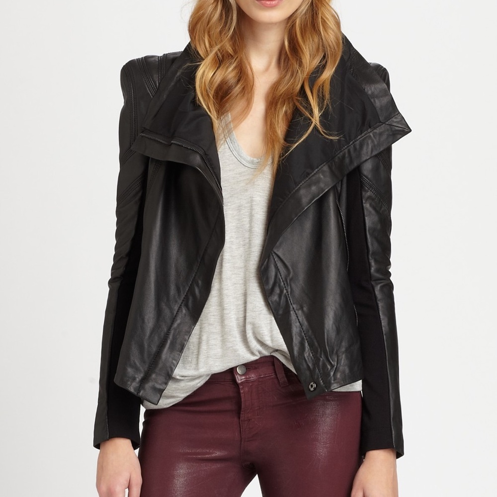 Balmain-inspired “Orson” leather jacket (motorcycle jacket)